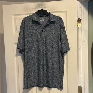 Under Armour Polo Shirt Size XL Blue Loose